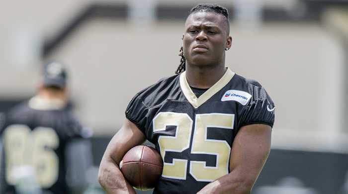 New Orleans Saints running back Kendre Miller